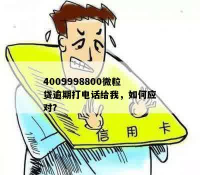 4009998800微粒贷逾期打电话给我，如何应对？