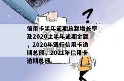 信用卡半年逾期总额增长率及2020上半年逾期金额，2020年银行信用卡逾期总额，2021年信用卡逾期总额。