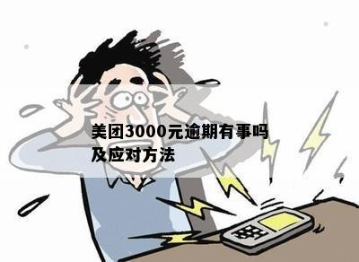 美团3000元逾期有事吗及应对方法