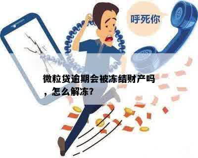 微粒贷逾期会被冻结财产吗，怎么解冻？