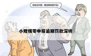 小规模零申报逾期罚款深圳