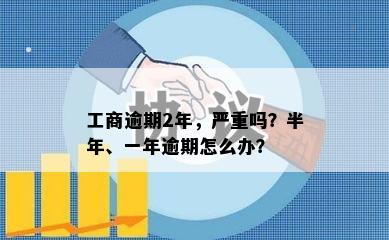 工商逾期2年，严重吗？半年、一年逾期怎么办？