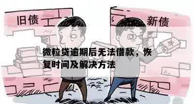 微粒贷逾期后无法借款，恢复时间及解决方法