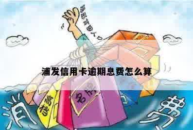 浦发信用卡逾期息费怎么算