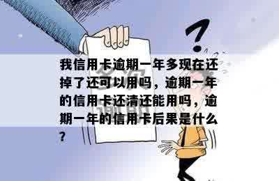 我信用卡逾期一年多现在还掉了还可以用吗，逾期一年的信用卡还清还能用吗，逾期一年的信用卡后果是什么？