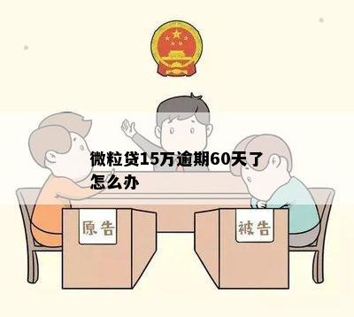 微粒贷15万逾期60天了怎么办