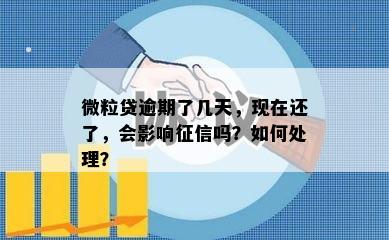 微粒贷逾期了几天，现在还了，会影响征信吗？如何处理？