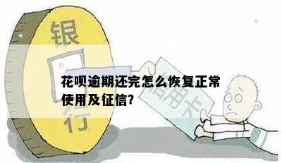 花呗逾期还完怎么恢复正常使用及征信？