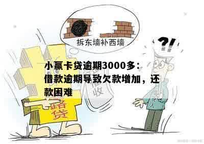 小赢卡贷逾期3000多：借款逾期导致欠款增加，还款困难