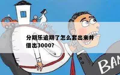 分期乐逾期了怎么套出来并借出3000？