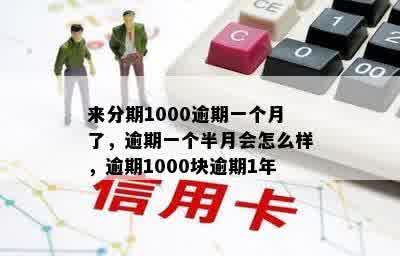 来分期1000逾期一个月了，逾期一个半月会怎么样，逾期1000块逾期1年