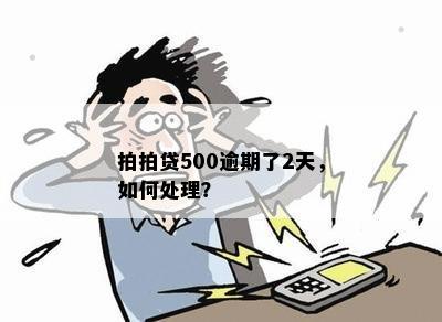 拍拍贷500逾期了2天，如何处理？