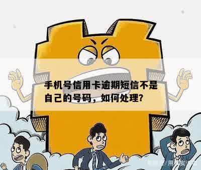 手机号信用卡逾期短信不是自己的号码，如何处理？