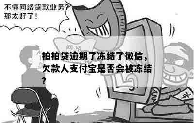 拍拍贷逾期了冻结了微信，欠款人支付宝是否会被冻结？