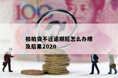 拍拍贷不还逾期后怎么办理及后果2020