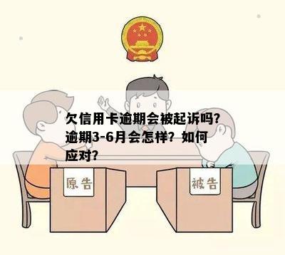 欠信用卡逾期会被起诉吗？逾期3-6月会怎样？如何应对？