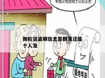 微粒贷逾期信息是群发还是个人发