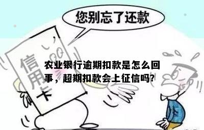 农业银行逾期扣款是怎么回事，超期扣款会上征信吗？