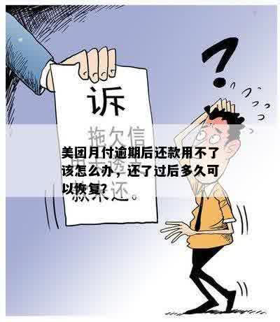 美团月付逾期后还款用不了该怎么办，还了过后多久可以恢复？