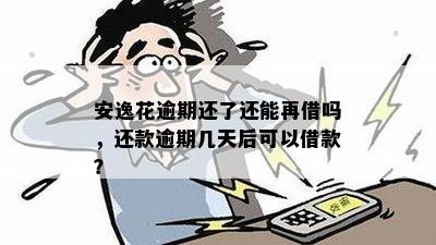 安逸花逾期还了还能再借吗，还款逾期几天后可以借款？