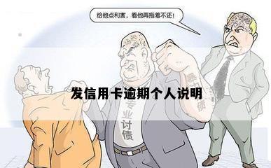 发信用卡逾期个人说明