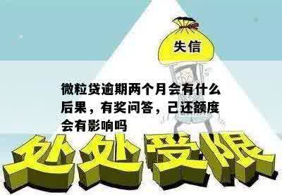 微粒贷逾期两个月会有什么后果，有奖问答，己还额度会有影响吗