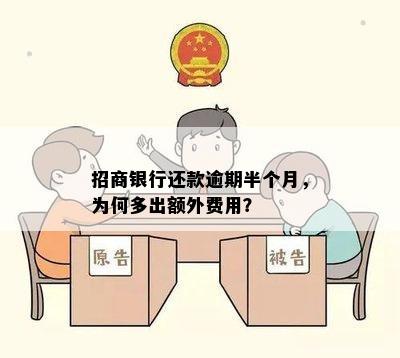 招商银行还款逾期半个月，为何多出额外费用？