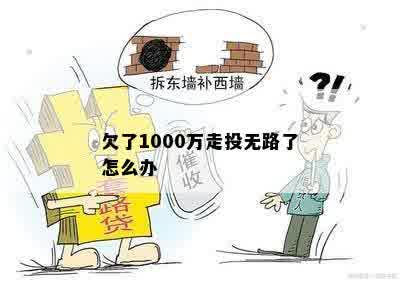 欠了1000万走投无路了怎么办