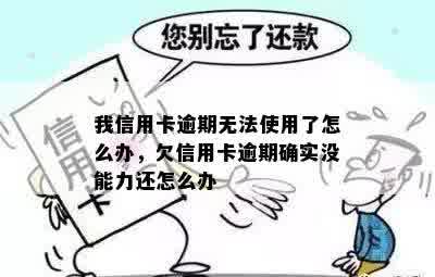 我信用卡逾期无法使用了怎么办，欠信用卡逾期确实没能力还怎么办