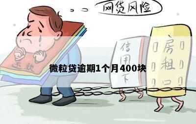 微粒贷逾期1个月400块