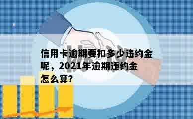 信用卡逾期要扣多少违约金呢，2021年逾期违约金怎么算？