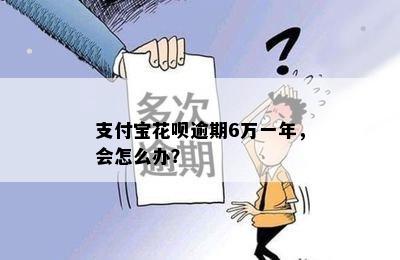 支付宝花呗逾期6万一年，会怎么办？