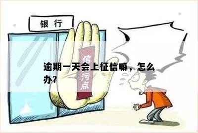 逾期一天会上征信嘛，怎么办？