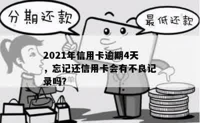 2021年信用卡逾期4天，忘记还信用卡会有不良记录吗？