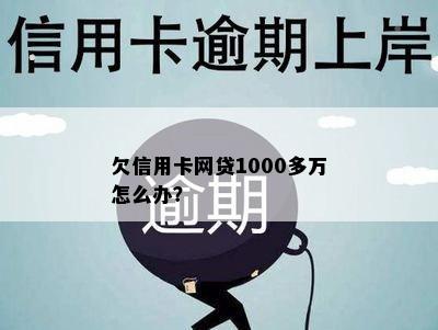 欠信用卡网贷1000多万怎么办？