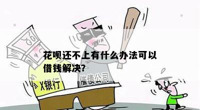 花呗还不上有什么办法可以借钱解决？