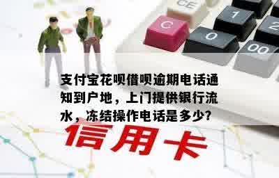 支付宝花呗借呗逾期电话通知到户地，上门提供银行流水，冻结操作电话是多少？