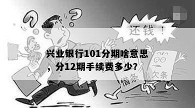 兴业银行101分期啥意思，分12期手续费多少？