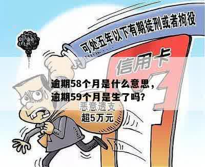 逾期58个月是什么意思，逾期59个月是生了吗？