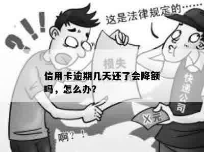 信用卡逾期几天还了会降额吗，怎么办？