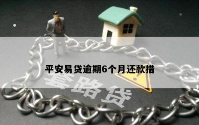 平安易贷逾期6个月还款措