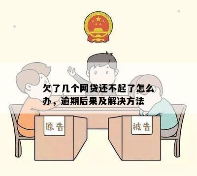 欠了几个网贷还不起了怎么办，逾期后果及解决方法