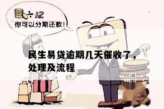 民生易贷逾期几天催收了，处理及流程