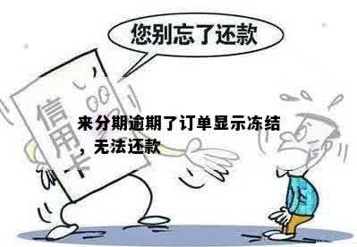 来分期逾期了订单显示冻结，无法还款