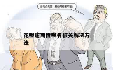 花呗逾期借呗名被关解决方法