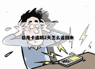 信用卡逾期2天怎么追回来