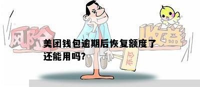 美团钱包逾期后恢复额度了还能用吗？