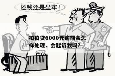 拍拍贷6000元逾期会怎样处理，会起诉我吗？