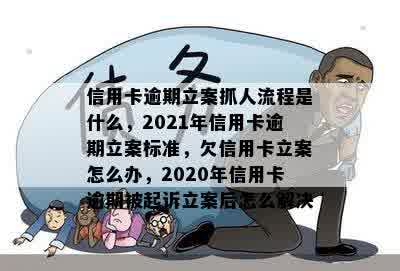 信用卡逾期立案抓人流程是什么，2021年信用卡逾期立案标准，欠信用卡立案怎么办，2020年信用卡逾期被起诉立案后怎么解决