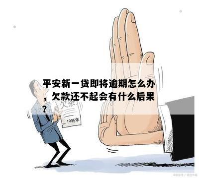 平安新一贷即将逾期怎么办，欠款还不起会有什么后果？